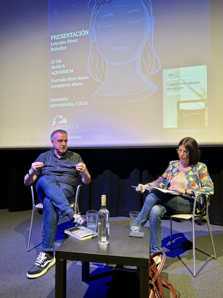 Presentación del libro "cuando los volcanes envejecen"